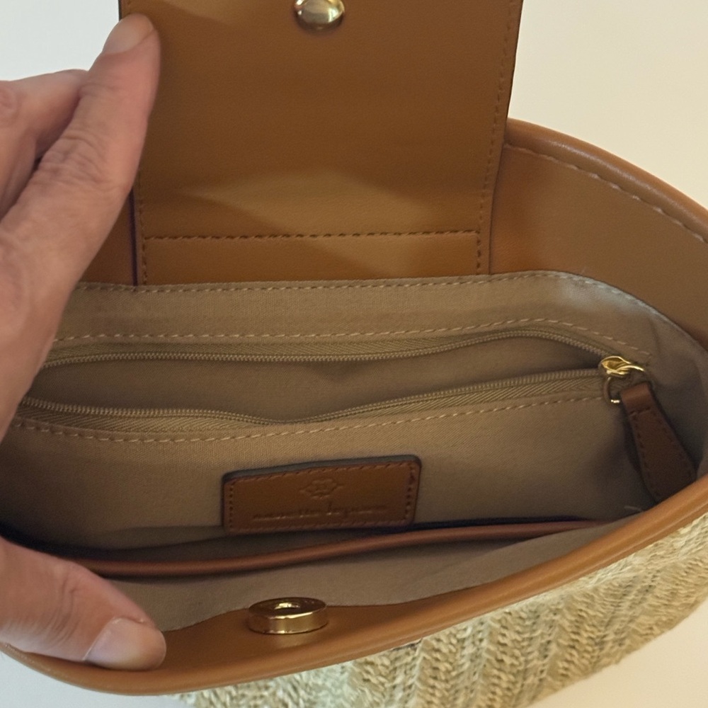 Nanette Lepore Tan Woven‎ Crossbody Bag - Picture 6 of 6